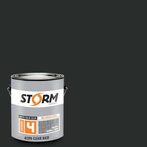 Storm System Category 4 1 gal. Apache Tears Matte Exterior Wood Siding 100% Acrylic Latex Stain