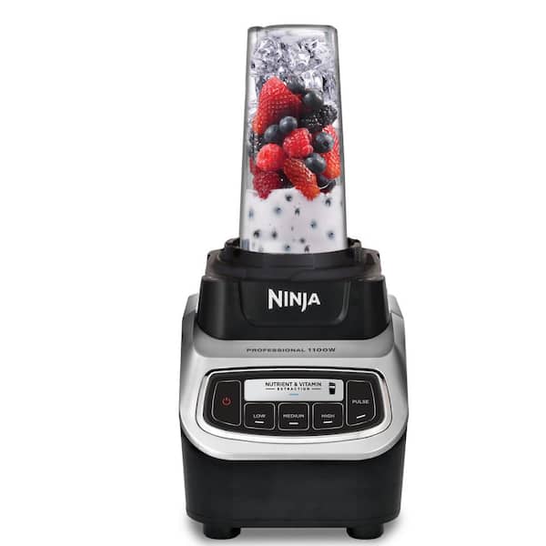 NINJA Fit 16 oz. Black Single Speed Single Serve Personal Blender (QB3001SS)  QB3001SS - The Home Depot