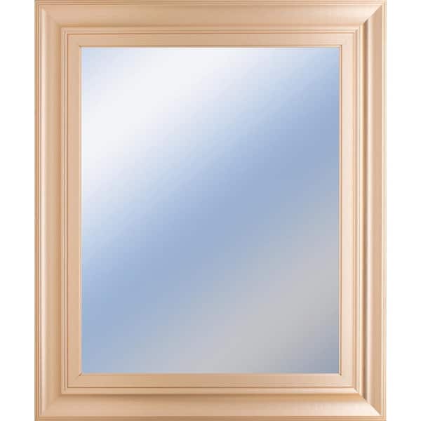 Classy Art Medium Rectangle Mirror Hooks Classic Mirror (22 in. H x 26 in. W)