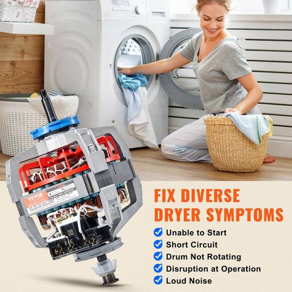 VEVOR 279827 Compatible Dryer Motor with Kenmore, Whirlpool