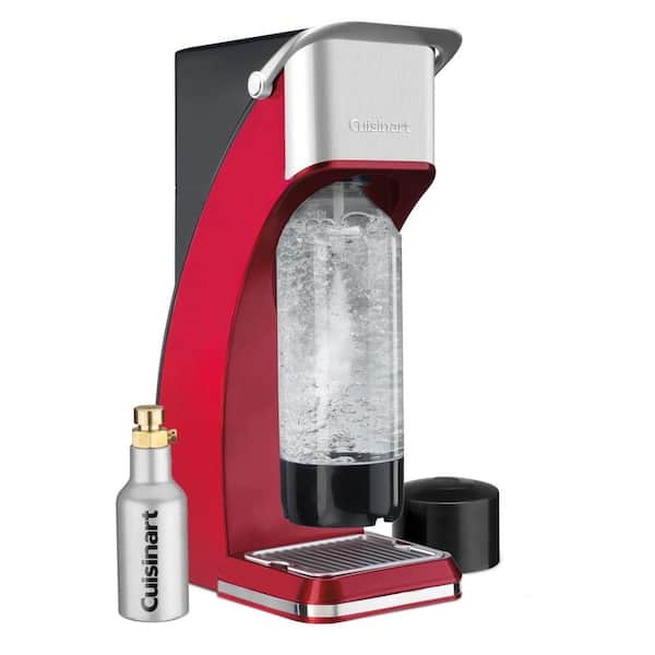 Cuisinart 1 l Sparkling Beverage Maker with 4 oz. CO2 Cartridge in Metallic Red