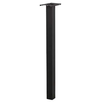 Brighton Aluminum, Top Mount, Mailbox Post, Black