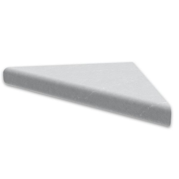 FlexStone 15 in. Corner Shelf Niche in Sea Salt