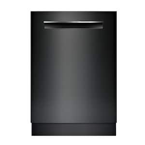 500 Series 24 in. Black Top Control Tall Tub Pocket Handle Dishwasher with Stainless Steel Tub, AutoAir, 44dBA