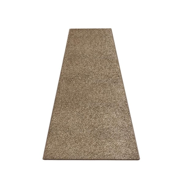 Camel Brown 2 Ft.x 6 Ft.Runner Rug Low Pile Self Adhesive Non Slip Back Indoor Mat For Hallway Entryway Multiple Use