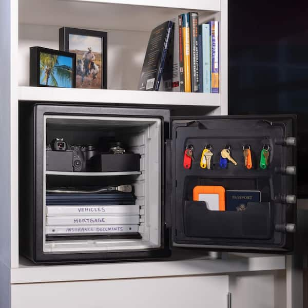 1.2 cu. ft. Fireproof & Waterproof Safe with Dial Combination Lock