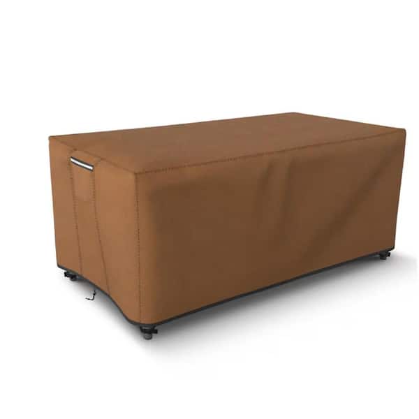 Unbranded Durable Waterproof 65 in. L x 28 in. W x 30 in. H Brown Patio Table and Chair Set Cover Outdoor Furniture Cover