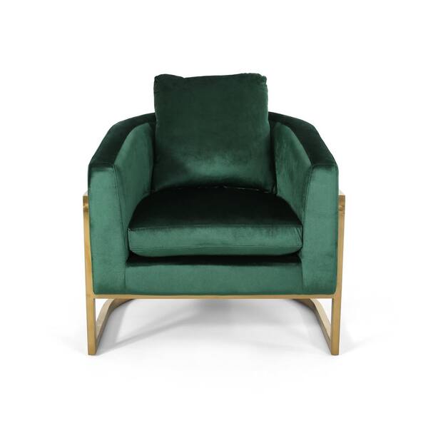 Noble House Briarcliff Emerald Removable Cushions Club Chair
