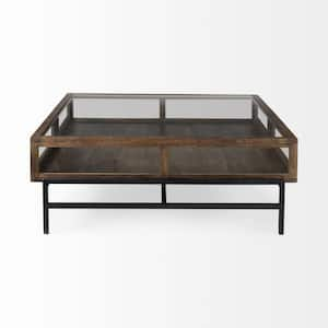 11 in. Square Glass Coffee Table