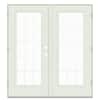 JELD-WEN 72 in. x 80 in. Right-Hand/Outswing Low-E 15 Lite Primed Steel ...