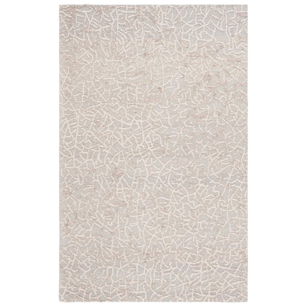 SAFAVIEH Abstract Beige/Gray 3 ft. x 5 ft. Unitone Abstract Area Rug
