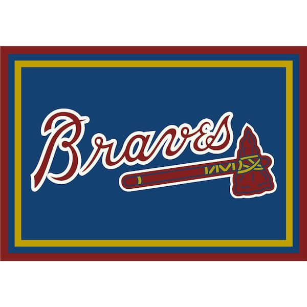 IMPERIAL Atlanta Braves Spirit 6 ft. by 8 ft. Area Rug IMP 525-2010 ...