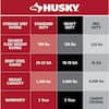 Husky Tool Storage 46 in. W x 18 in. D 9-Drawer Mobile Workbench Cabinet in Gloss Black H46X18MWC9BLK