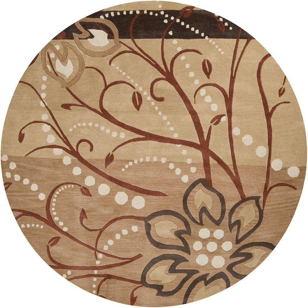 Artistic Weavers Fremont Tan Wool 8 Ft X Round Area Rug 8rd The Home Depot Artistic Weavers Fremont Tan Wool 8 Ft, 8 Foot Round Wool Area Rugs
