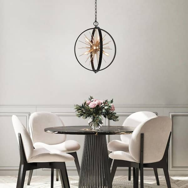 black dining room chandelier