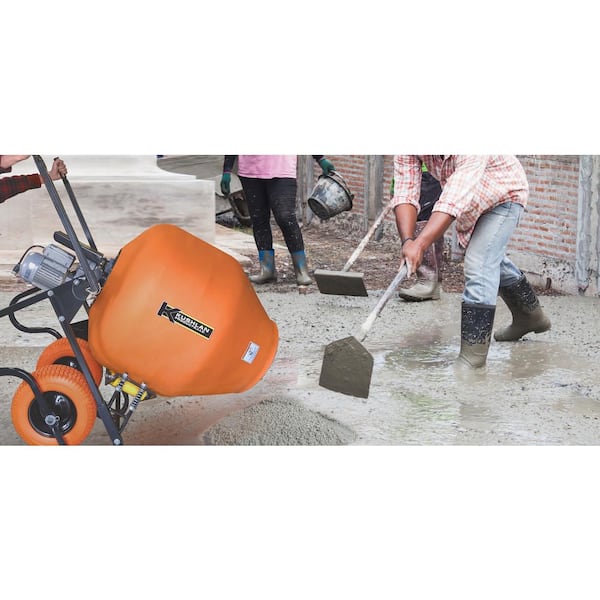 10 cu. ft. 1.5 HP 120-Volt Motor Direct Drive Cement Mixer