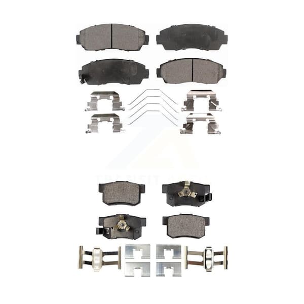 TEC Front Rear Ceramic Brake Pads Kit For Honda CR-V Crosstour Accord KTC-100231