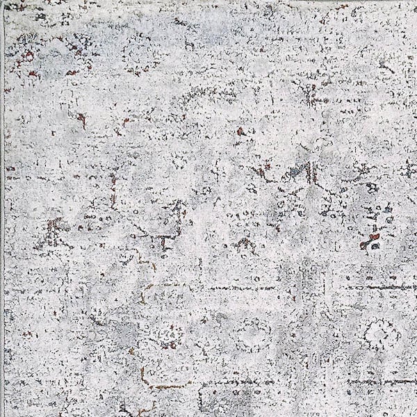 Astro 9 ft. 2 in. X 12 ft. Grey/Multi Abstract Indoor Area Rug
