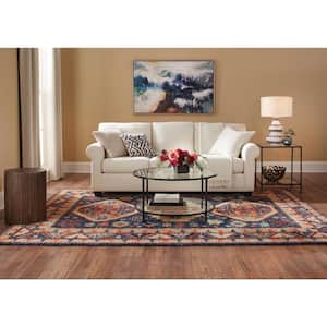 Unique Loom Tradition Collection Classic Southwestern Casual Design Area Rug Ivory/Brown 9 x 12 ft