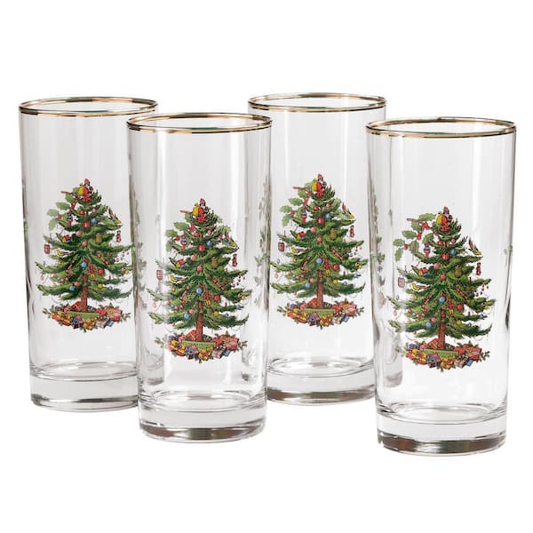 Christmas drinking glasses