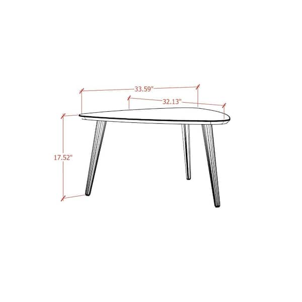 manhattan comfort utopia high triangle end table