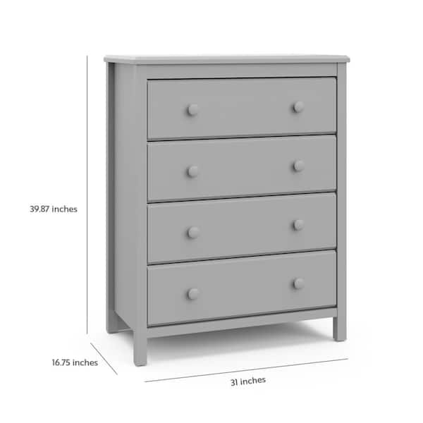 Storkcraft crescent 4 drawer shop dresser