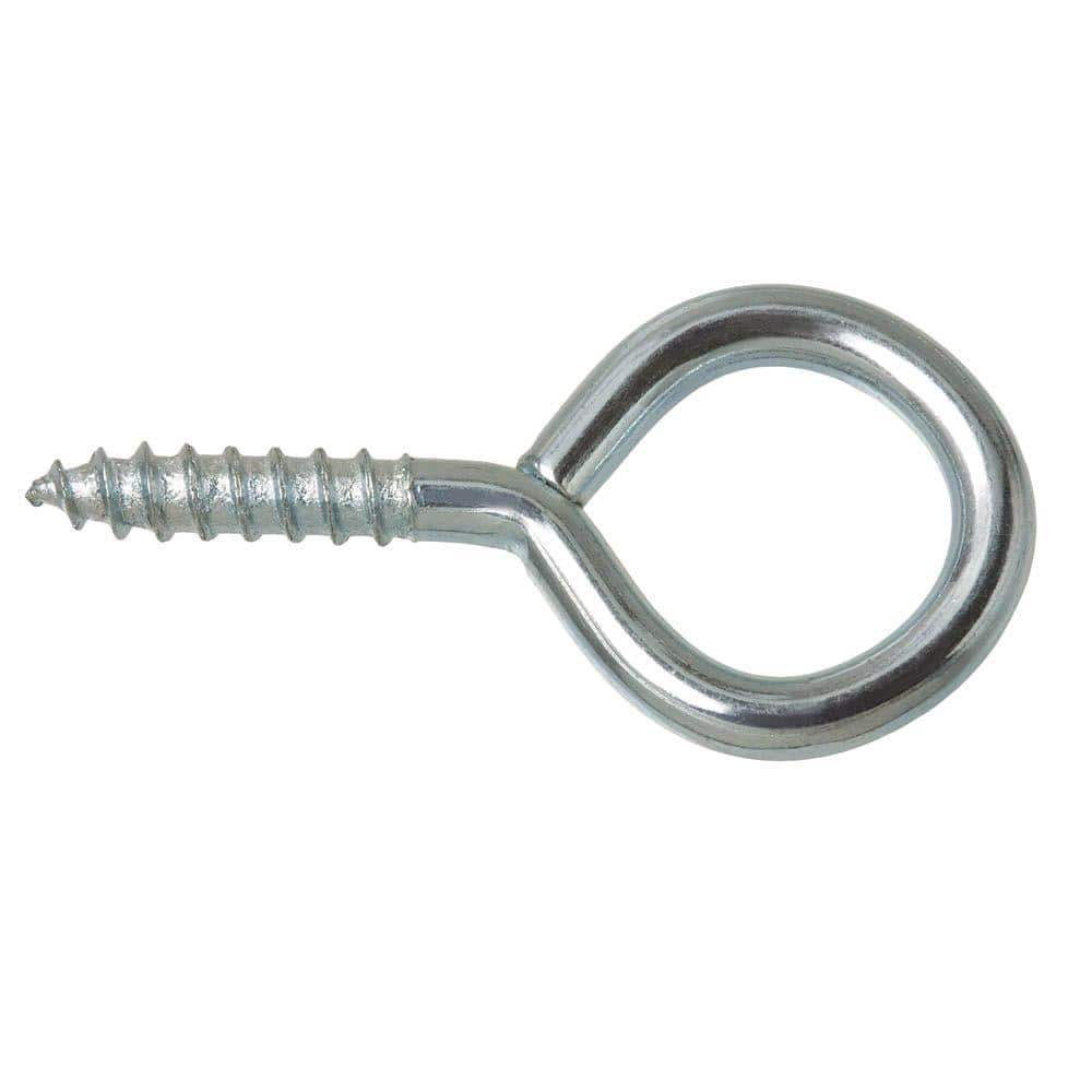 Ceiling Hook Screw Round Solid Metal Zinc Rope Hanger / Zinc Plated Screw  Hook / Anchor Screw Hook