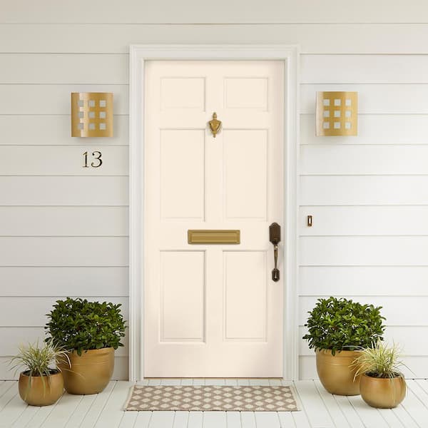 be door クリーム BEHR PREMIUM 1 gal. #PPU5-10 Heavy Cream Satin Enamel Interior