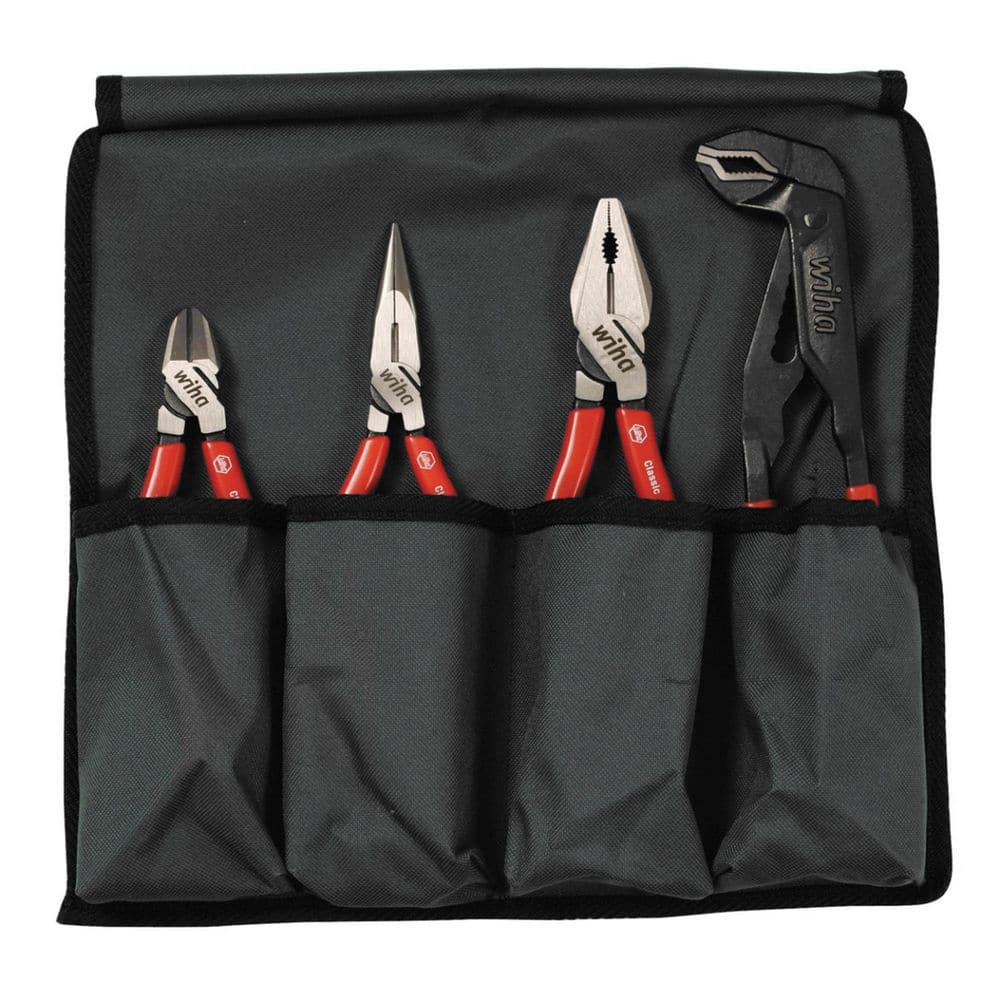 Classic Grip Pliers and Cutters Plier Set with Canvas Pouch (4-Piece) price history on PriceWatchPro