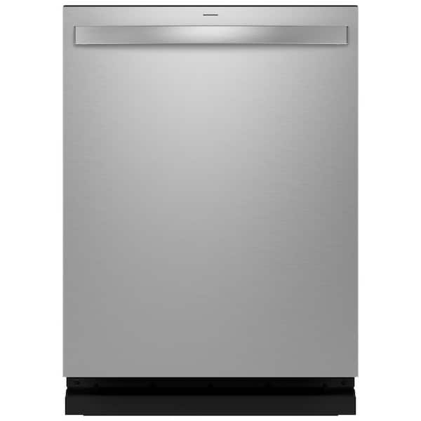 Profile 24 in. Smart Built-In Top Control Fingerprint Resistant Stainless Dishwasher with Microban Technology, 45 dBA
