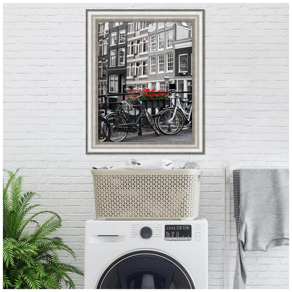 Classic Silver Polystyrene Wall Picture Frame 22x28