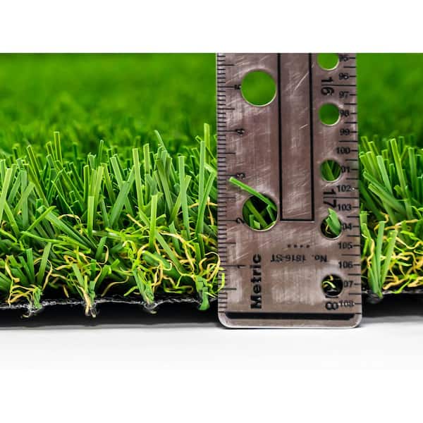 Jade 15 ft. Wide x Cut to Length Green Artificial Grass Carpet