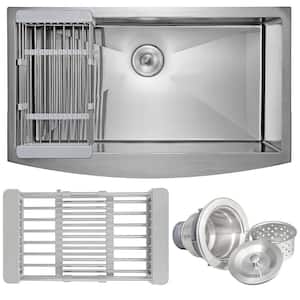 Glacier Bay Retrofit Drop-In/Undermount Stainless Steel 27 in. 2
