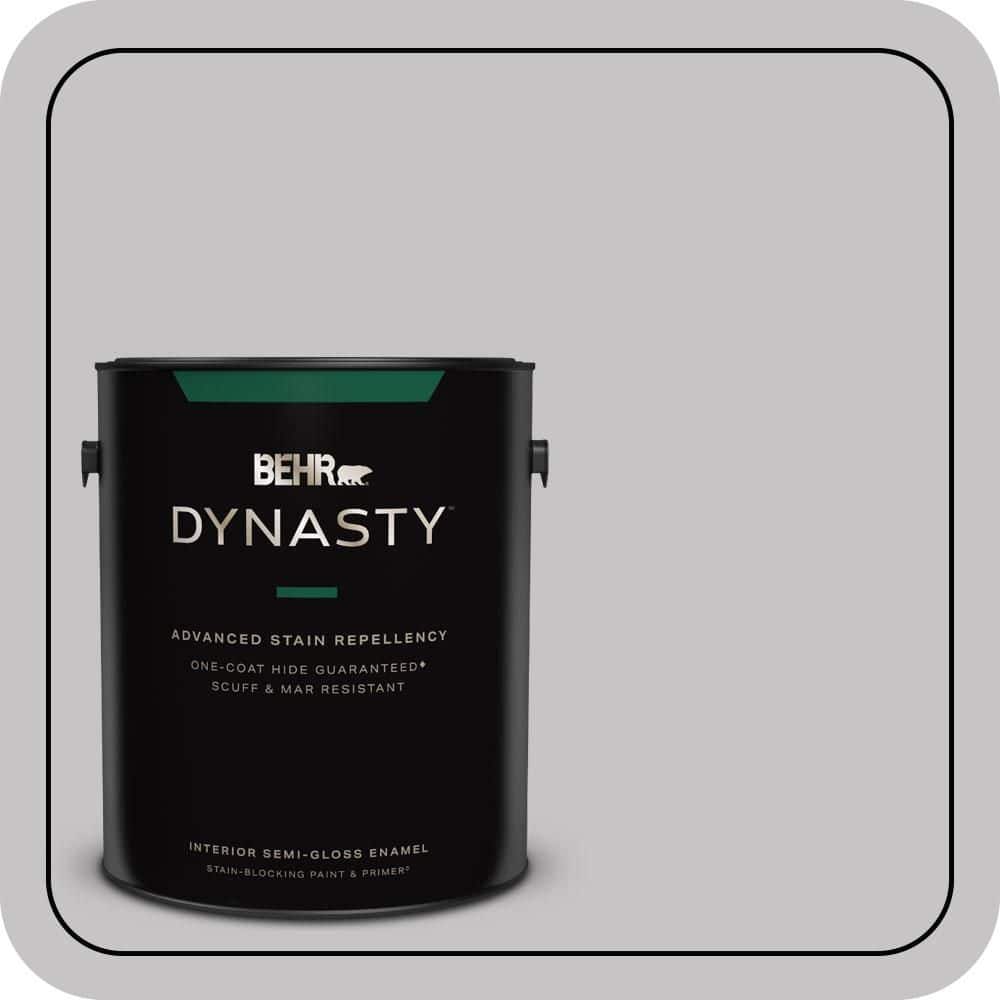 1 gal. #T15-6 Dreamscape Gray Semi-Gloss Enamel Interior Stain-Blocking Paint & Primer price history on PriceWatchPro