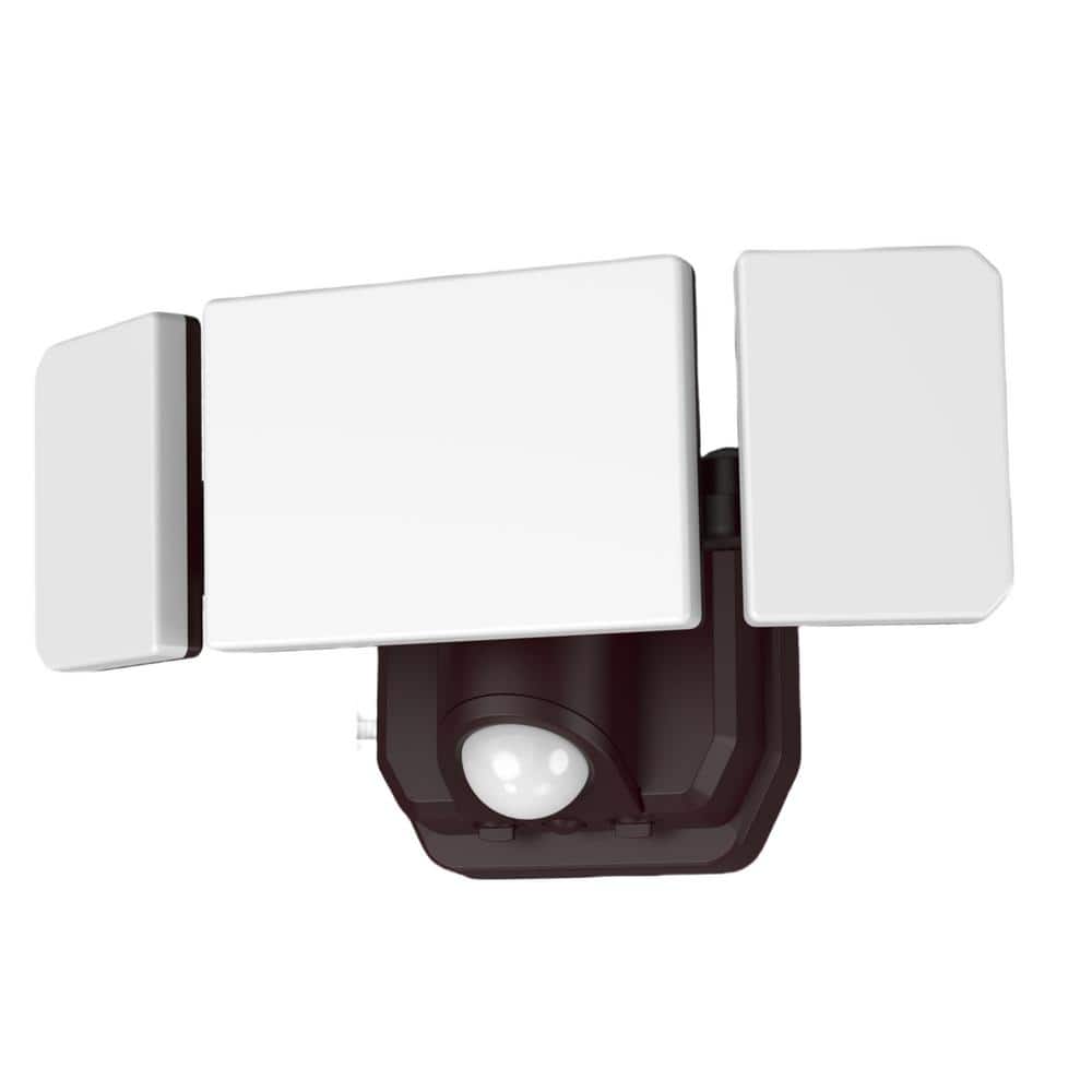 Flood Light 120- Watt Equivalent Integrated LED Bronze Motion Activated Wall Pack Light 1500LM (5000K) price history on PriceWatchPro
