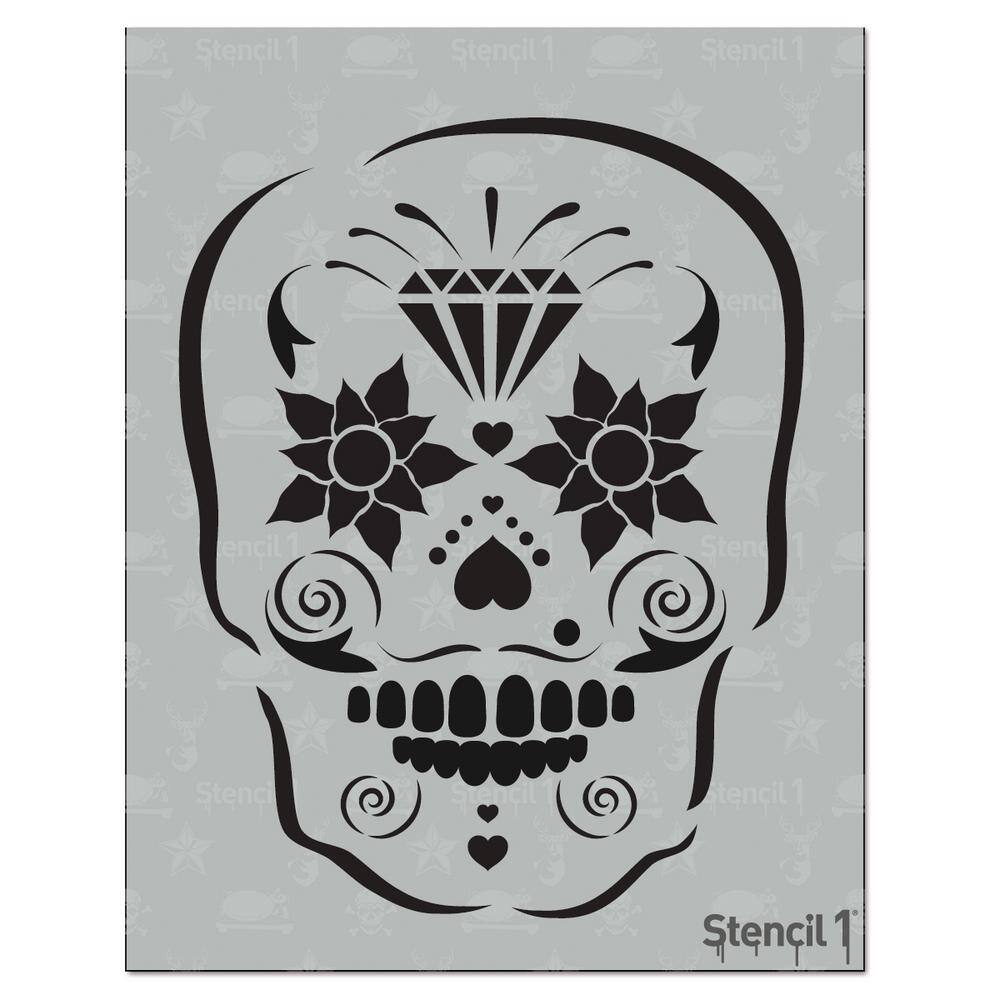 cool skull stencils