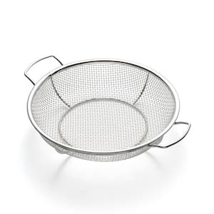 SS Round Shallow Grill Basket