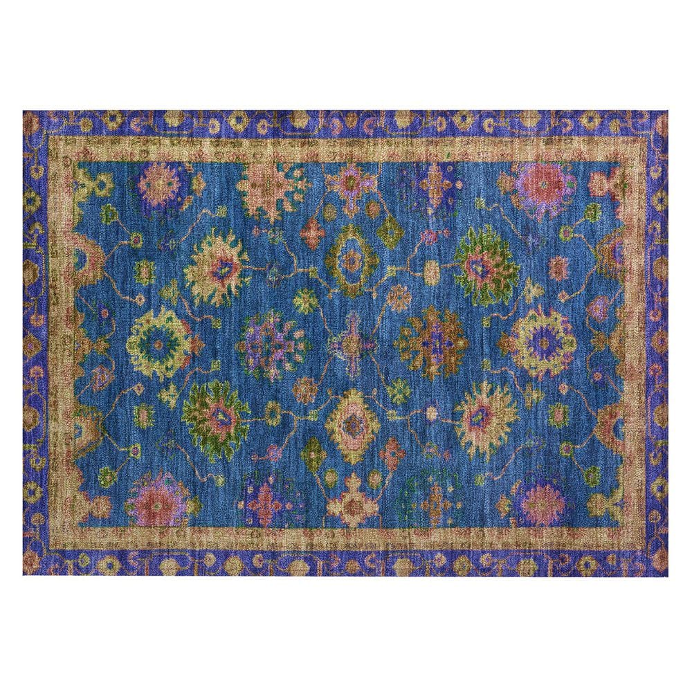 Chantille Machine Washable Indoor/Outdoor Abstract ACN2046 Blue 1 ft. 8 in. x 2 ft. 6 in. Accent Rug price history on PriceWatchPro
