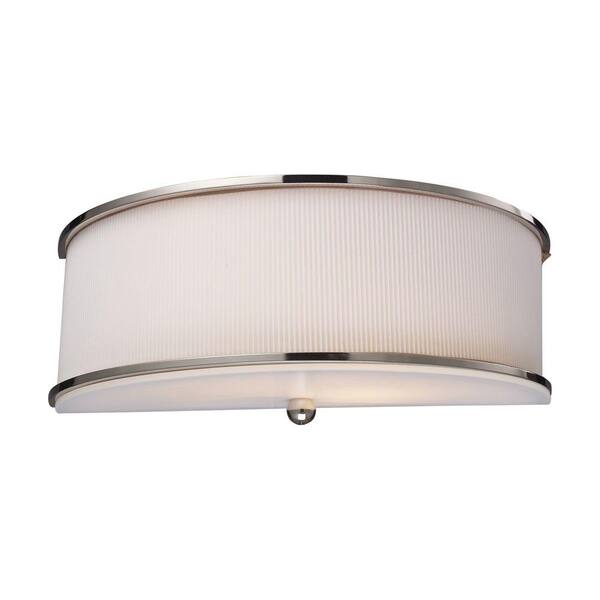 Titan Lighting 2-Light Polished Nickel Wall Sconce-DISCONTINUED