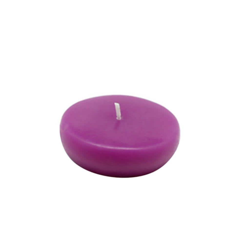 UPC 858620002139 product image for Zest Candle 2.25 in. Purple Floating Candles (Box of 24) | upcitemdb.com