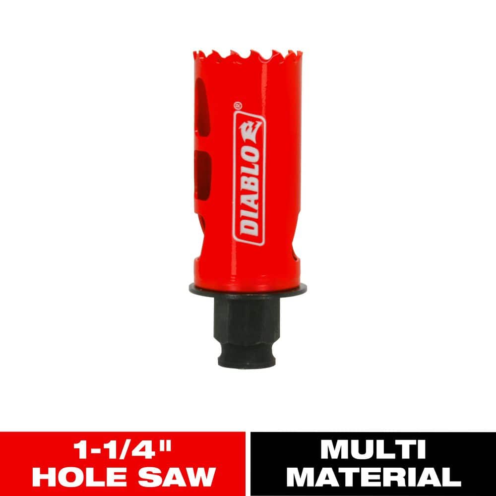 Kuwahara Diablo S1 142×12 32h HG Diablo DHS13SPLCT 13 pc Carbide Plumbers Hole Saw Set