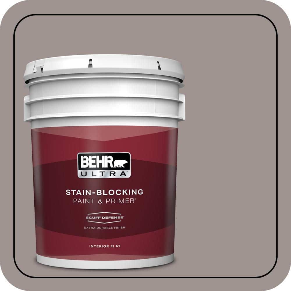 5 gal. #N140-4 Tavern Taupe Extra Durable Flat Interior Paint & Primer price history on PriceWatchPro