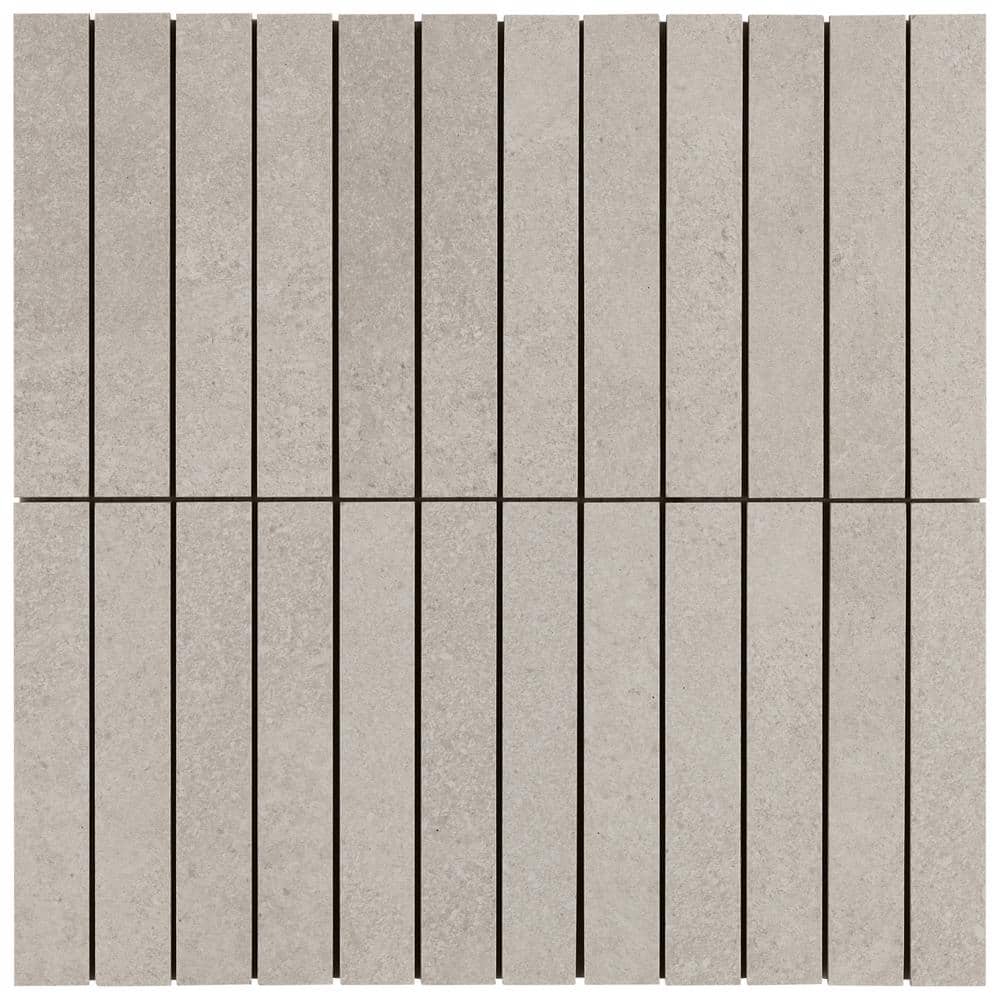 新品未使用_house on the hill_ Parent Bag_Tile Ivy Hill Tile Monolith Linen White 3.93 in. x 0.35 in