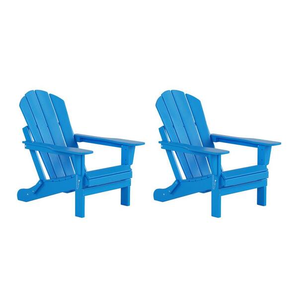 blue folding garden chairs