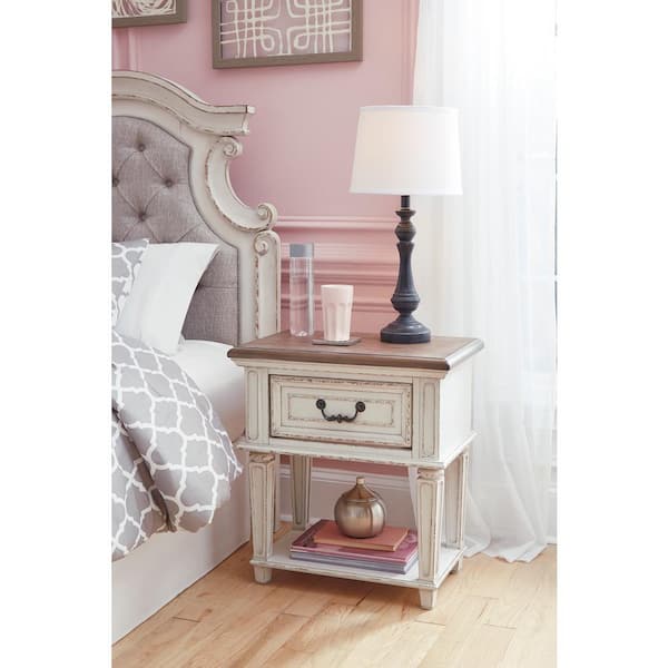 Realyn 24 in. 1-Drawer Nightstand
