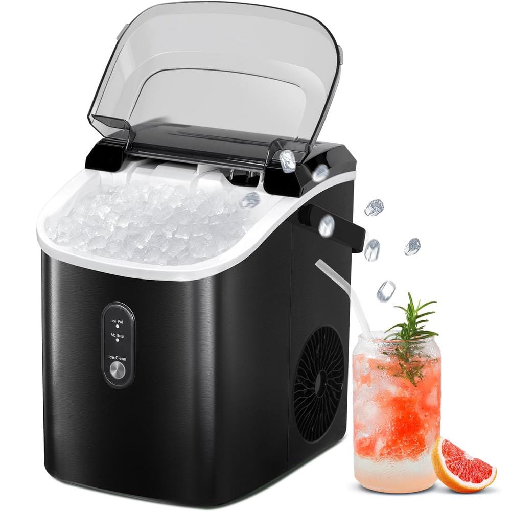 COWSAR 8.66in. 33 lb. Nugget Countertop Portable Ice Maker with Soft ...