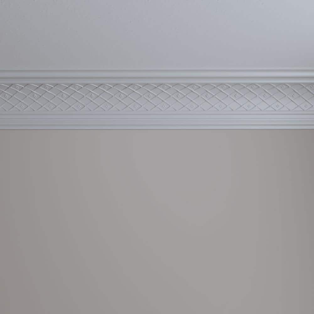 Brightton Large White Polyurethane Crown Moulding