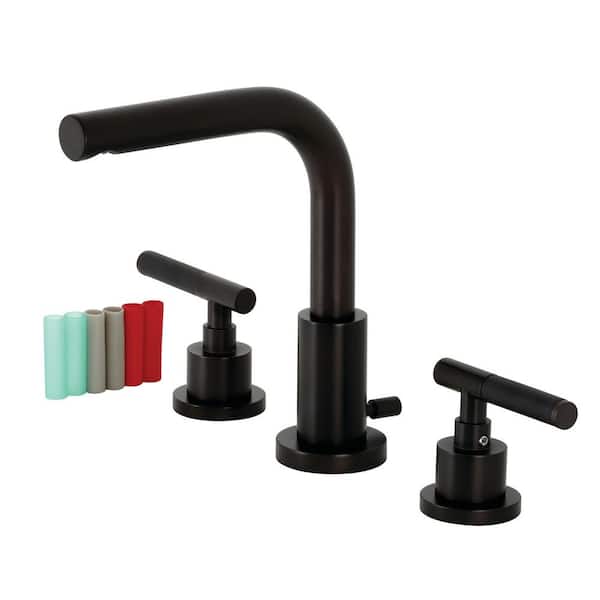 Kingston Brass Kaiser 8 in. Widespread 2-Handle Bathroom Faucet in Oil Rubbed Bronze