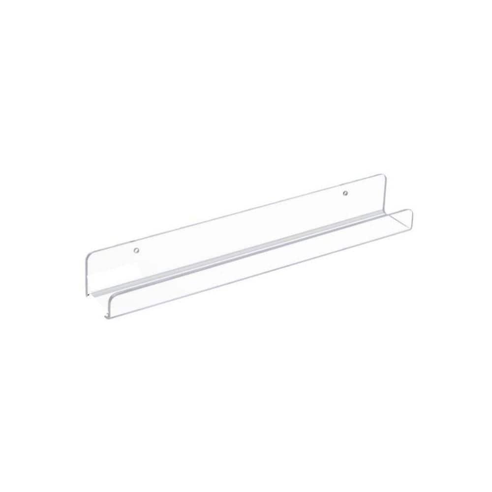 Clear 1.7 in. x 1.7 in. Plastic Floating Magazine Rack LX0646 - The ...