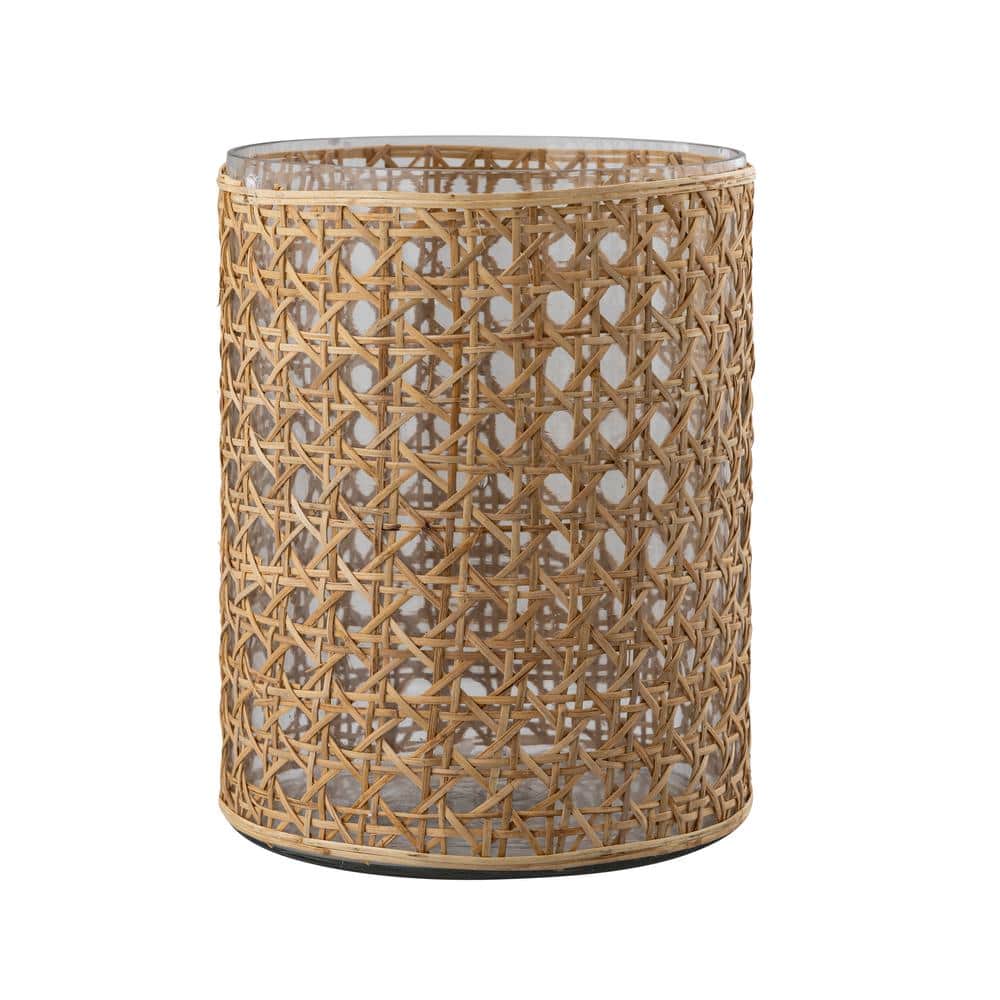 Cantos Rattan 9 in. Decorative Vase in Natural - Medium